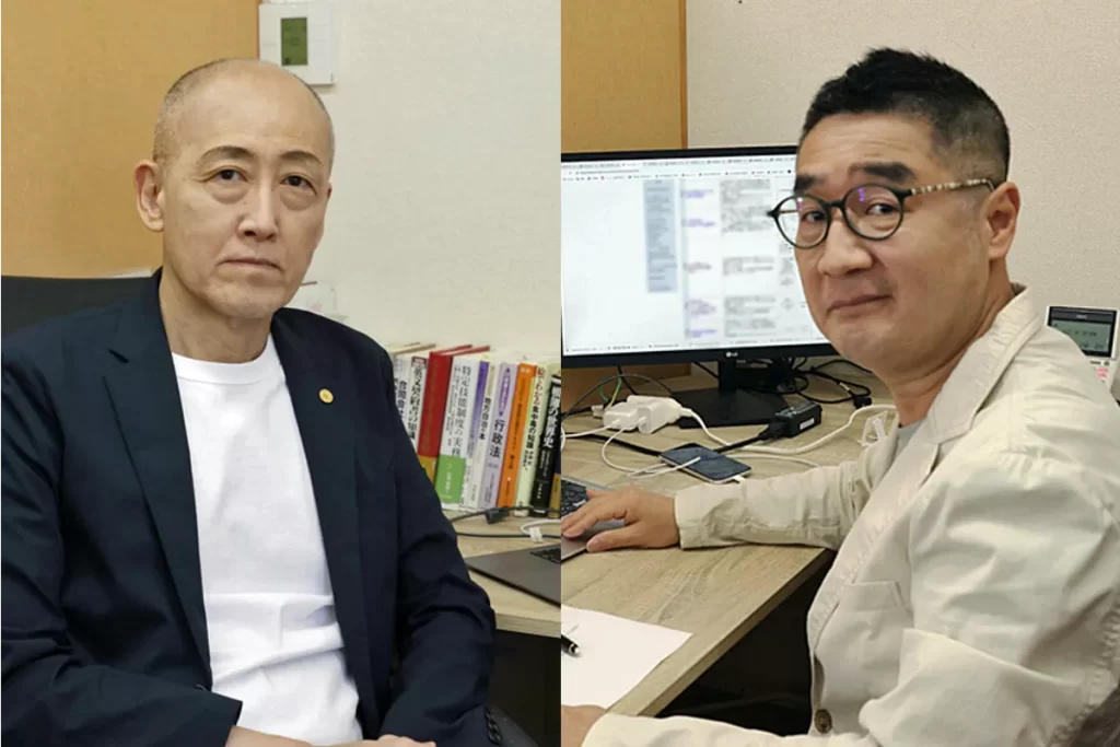 代表・細井行政書士と三田行政書士